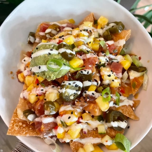 Tuna Poke Nachos.