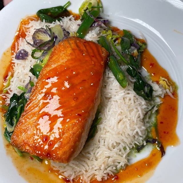 Korean BBQ Salmon.