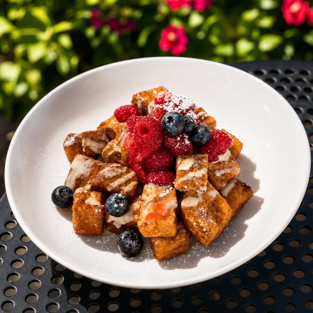 Fancy French Toast Bites.