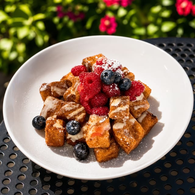 Fancy French Toast Bites.