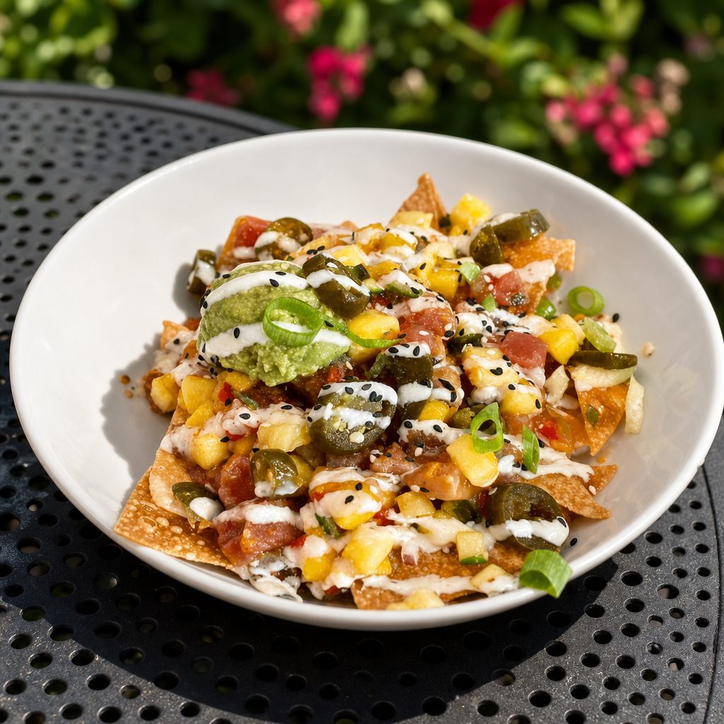 Tuna Poke Nachos.