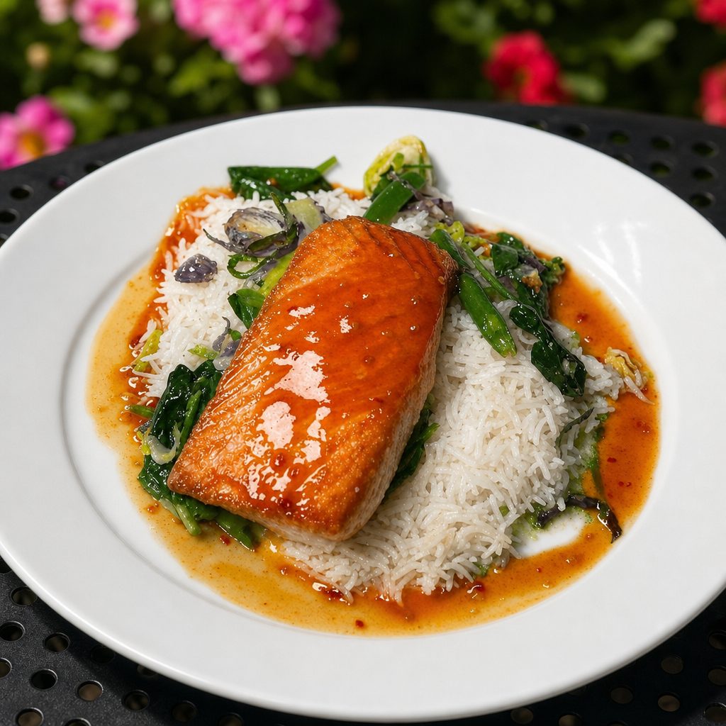Korean BBQ Salmon.