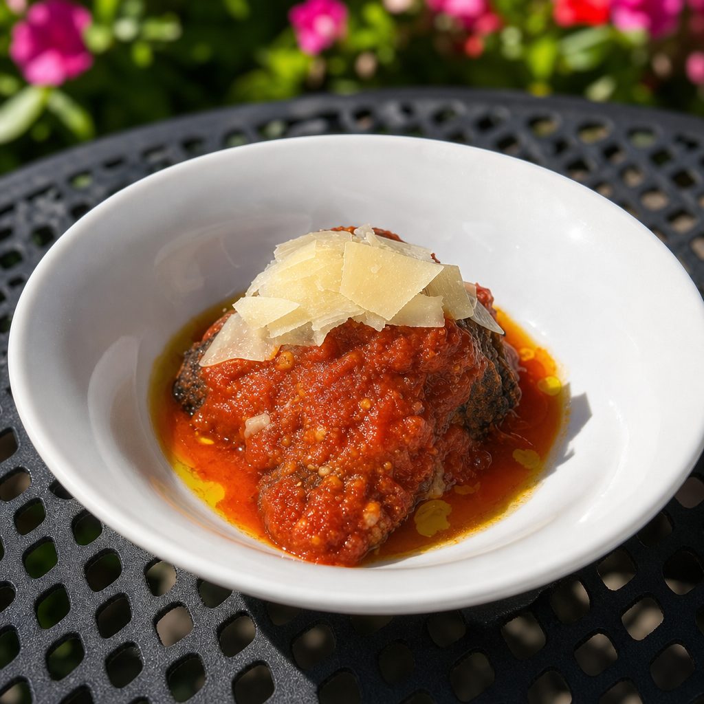 Eggplant Meatballs.
