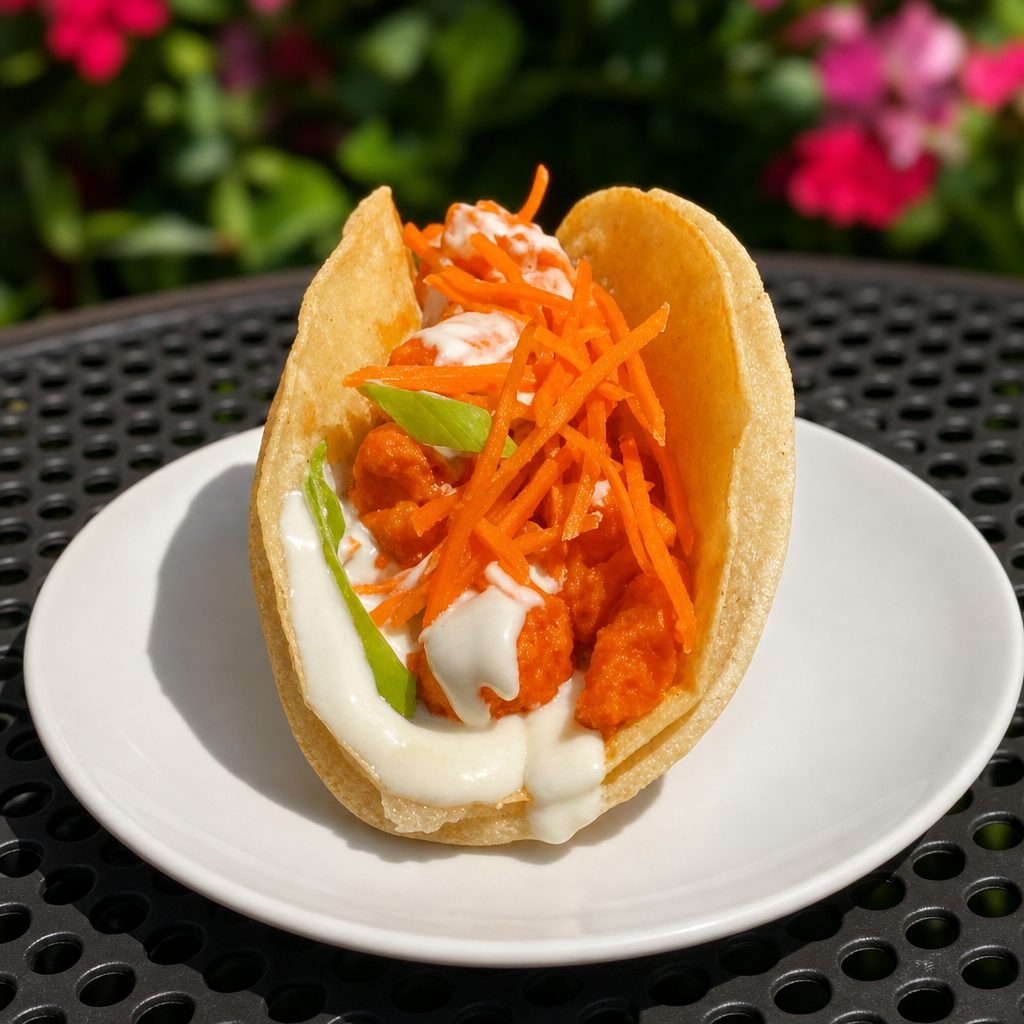 Buffalo Cauliflower TACOS.