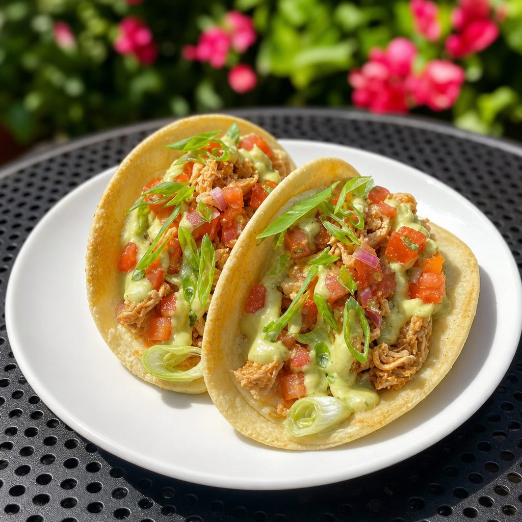Chipotle Chicken TACOS.