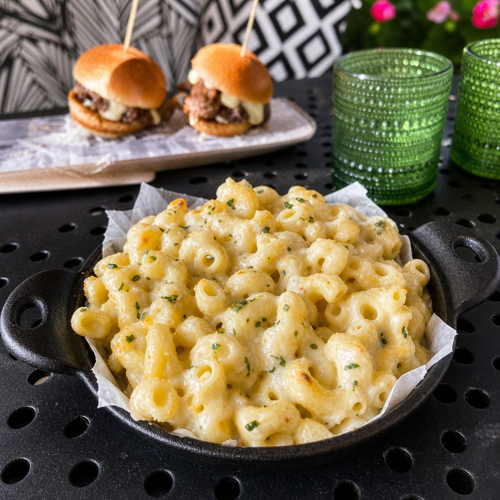 Salted Mac N Cheese.