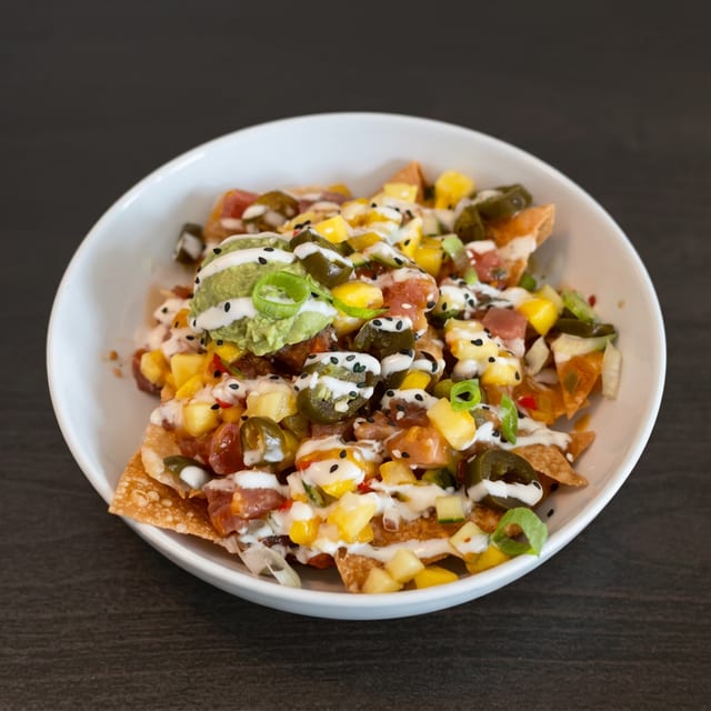  Tuna Poke Nachos.