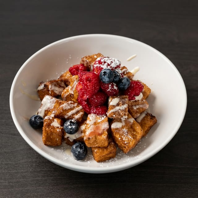 Fancy French Toast Bites.