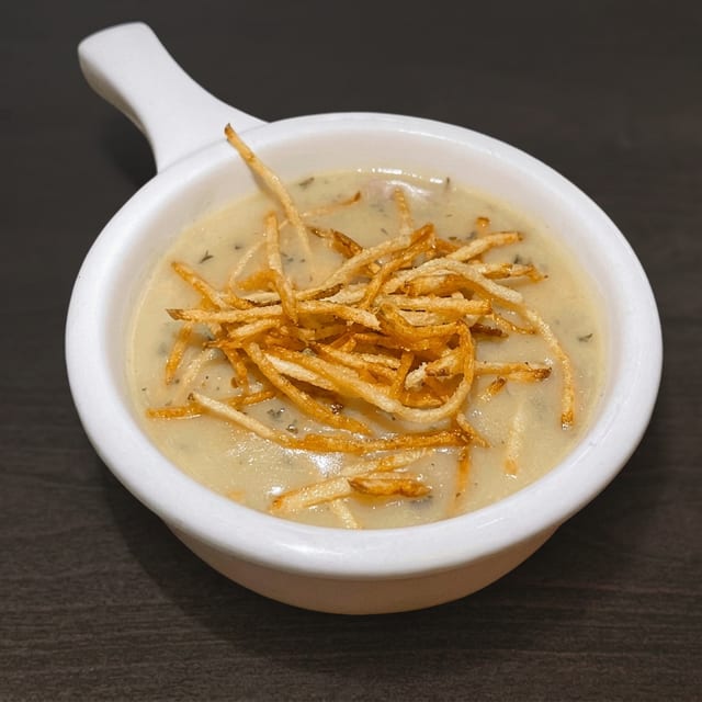 New England Clam Chowder.