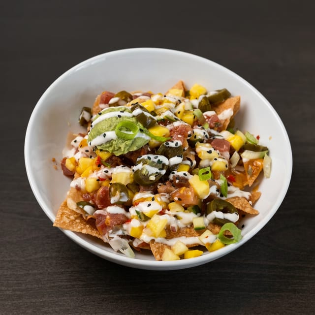 Tuna Poke Nachos.